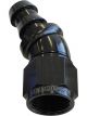 Aeroflow Full Flow Push Lock 30 Degree Hose End -6AN Black