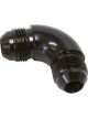 Aeroflow 90 Degree Full Flow AN Union -4AN Black