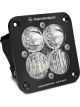 Baja Designs Squadron Sport Driving/Combo Pattern Flush Mount Black LED