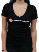 Baja Designs Black Ladies V Neck T Shirt Large