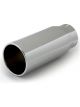 Banks Power Tailpipe Tip Kit SS Round Straight Cut Chrome 4in Tube 5in X