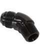 Aeroflow 45 Degree NPT to AN Full Flow Adapter 1/4