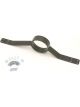 BMR For 79-03 Fox Mustang Driveshaft Safety Loop Black Hammertone