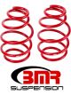BMR For 10-15 5th Gen Camaro V8 Front Lowering Springs Red