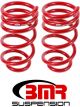 BMR For 10-15 5th Gen Camaro V8 Rear Lowering Springs Red