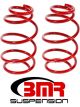 BMR For 10-15 5th Gen Camaro V6 Front Lowering Springs Red