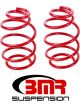 BMR For 10-15 5th Gen Camaro V8 Front Lowering Springs Red