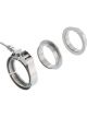 Borla Universal 2.5in Stainless Steel 3pc V-Band Clamp w/ Male and Femal…