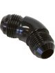 Aeroflow 45 Degree Full Flow AN Union -16AN Black