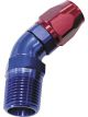 Aeroflow 45 Degree Male NPT Swivel Hose End 1/8