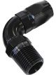 Aeroflow 90 Degree Male NPT Full Flow Swivel Hose End 1/2