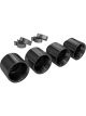 Corsa Twin 3.0in Inlet 5.0in Outlet Black PVD Pro-Series Tip Kit