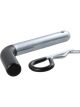 Curt 5/8in Hitch Pin 2in Receiver Zinc w/Rubber Grip