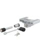 Curt Hitch & Coupler Lock Set 2in Receiver 1/2in to 2-1/2in Latch 2in &
