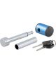 Curt 1/2in Hitch Lock w/5/8in Adapter 1-1/4in or 2in Receiver Right-Angl