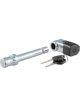 Curt 5/8in Hitch Lock 2in Receiver Right-Angle Chrome