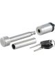 Curt 1/2in Hitch Lock w/5/8in Adapter 1-1/4in or 2in Receiver Barbell St