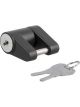 Curt Coupler Lock 1/4in Pin 3/4in Latch Span Padlock Black