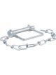 Curt 3/8in Safety Pin w/12in Chain 2-3/4in Pin Length