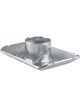 Curt Pin-On Jack Foot Fits 2in Tube 2000lbs 1-11/16in Height Packaged