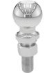 Curt 2-5/16in Trailer Ball 1in x 3in Shank 6000lbs Chrome Packaged