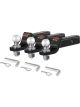 Curt Loaded Ball Mounts w/2in Balls 2in Shank 7500lbs 2in Drop Pack of 3
