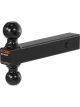 Curt Multi-Ball Mount 2in Solid Shank 2in & 2-5/16in Black Balls