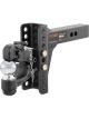 Curt Adjustable Channel Mount w/2-5/16in Ball & Pintle 2in Shank 13000lb
