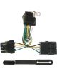 Curt For 99-00 GMC K1500 Suburban Custom Wiring Harness 4-Way Flat Outpu