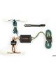 Curt For 03-13 Toyota Corolla Custom Wiring Harness 4-Way Flat Output