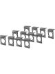 Curt Connector Mounting Brackets For 7-Way RV Blade Black Pack of 12
