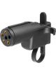 Curt Electrical Adapter w/Tester 6-Way Round Vehicle to 4-Way Flat Trail