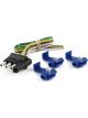Curt 4-Way Flat Connector Plug w/12in Wires and Hardware Trailer Side Pa…