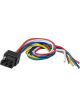 Curt 6-Way Square Connector Socket w/12in Wires Vehicle Side Packaged