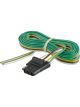 Curt 4-Way Flat Connector Socket w/60in Wires Vehicle Side Packaged