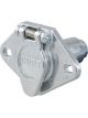 Curt 4-Way Round Connector Socket Vehicle Side Packaged