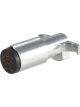 Curt 6-Way Round Connector Plug Trailer Side Diecast Metal