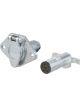 Curt 6-Way Round Connector Plug & Socket Packaged