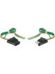 Curt 4-Way Flat Connector Plug & Socket w/12in Wires Each Packaged