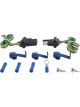 Curt 4-Way Flat Connector Plug & Socket w/12in Wires Each & Hardware Pac…
