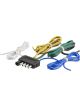 Curt 5-Way Flat Connector Plug w/48in Wires Trailer Side Packaged