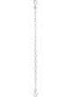 Curt 48in Safety Chain w/2 S-Hooks 5000lbs Clear Zinc Packaged