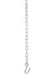 Curt 27in Safety Chain w/1 S-Hook 5000lbs Clear Zinc