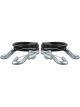 Curt 44-1/2in Safety Cables w/2 Snap Hooks 5000lbs Vinyl-Coated Pack of
