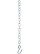 Curt 27in Safety Chain w/1 S-Hook 7000lbs Clear Zinc
