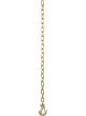 Curt 35in Safety Chain w/1 Clevis Hook 12600lbs Yellow Zinc