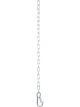 Curt 27in Safety Chain w/1 Snap Hook 2000lbs Clear Zinc