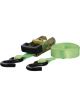 Curt 16ft Lime Green Cargo Strap w/S-Hooks 1100lbs
