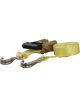 Curt 14ft Yellow Cargo Strap w/J-Hooks 1667lbs