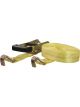 Curt 27ft Yellow Cargo Strap w/J-Hooks 3333lbs